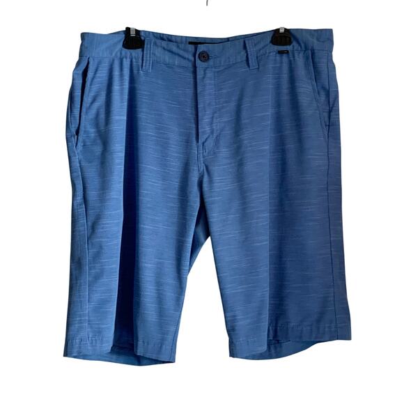 Travis Mathew Men's 36 Stretch Golf Performance Nylon Blend Shorts Blue - Picture 1 of 10